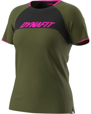 Dynafit Short-Sleeve Performance Gym Top - Green