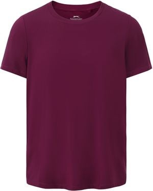 Slazenger 1881 Training T-Shirts - Purple