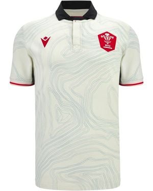 MACRON Wales Rugby Union Away Shirt 2025 Adults - Green