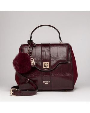 Dune Dassios Top Handle Bag - Red