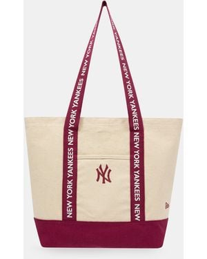 KTZ Canvas Strap Tote Bags - Pink