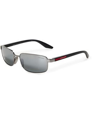 Prada 0Ps B54S Oval Sunglasses - Grey