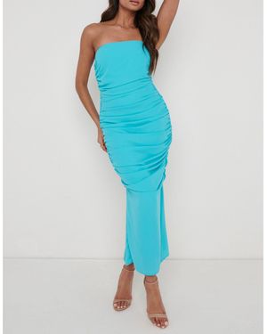 Pretty Lavish Bodycon Dress - Blue