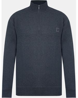Firetrap 1/4 Zip Fleece - Blue