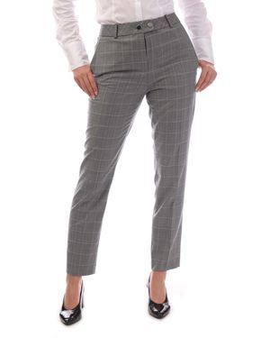 BOSS Tamata Straight Trousers - Grey