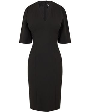 BOSS Daleno Wrap Dress - Black