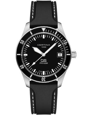Certina Analogue Quartz Watch - Black