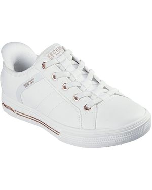 Skechers Arch Fit Arcade Ease N Slip On Trainers - White