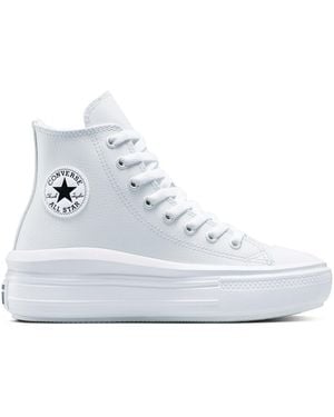 Converse Chuck Taylor All Star Mov High-Top Trainers - White
