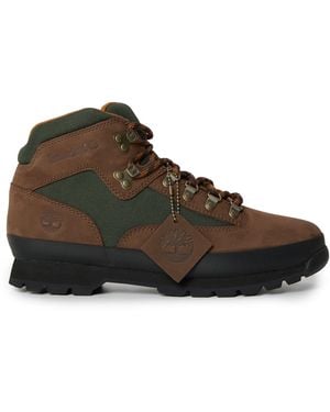 Timberland Euro Hiker Mid Leather Rugged Boots - Brown