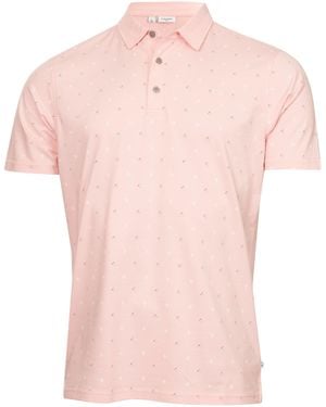 Calvin Klein Short Sleeve Performance Polo Shirt - Pink