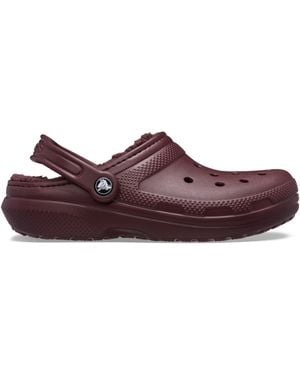 Crocs™ Classic Lined Mule Slippers - Red
