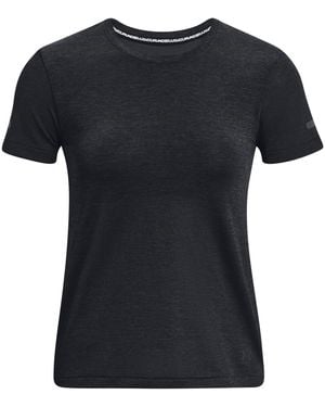 Under Armour Seamless Stride Short-Sleeve Performance Running Top - Black