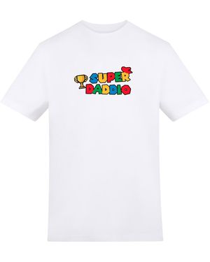 AWD Fathers Day Adult Printed Tee - White
