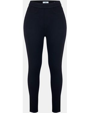 Firetrap Jegging Cotton Mid Rise Full Length Leggings - Blue