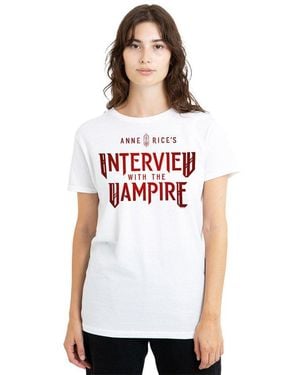 Other Interview With The Vampire Logo T Shirt - White