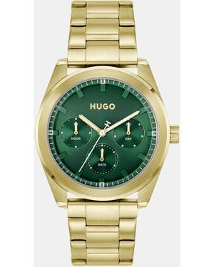 HUGO Gents #Bright Sport Bracelet Watch - Metallic