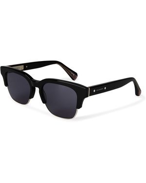 AllSaints Adults Zinner Round Sunglasses - Black