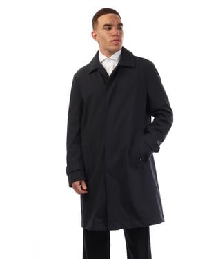 BOSS P Cam Overcoat - Blue