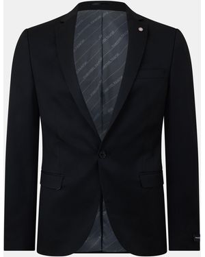 Twisted Tailor Ellroy Skinny Fit Jacket - Black