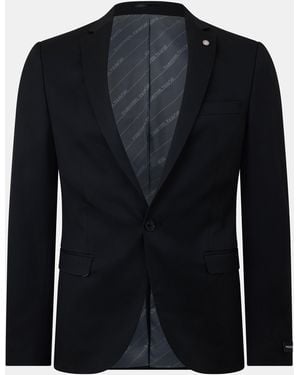 Twisted Tailor Ellroy Skinny Fit Jacket - Black