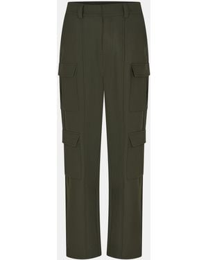 Jack Wills Ladies Cargo Trousers - Green