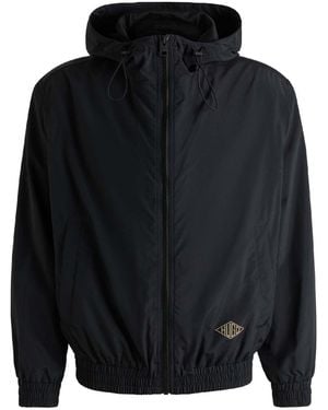 HUGO Benji2521 Windbreaker Jacket - Black