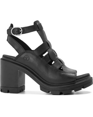 Timberland Fisherman Platform Heeled Sandals - Black
