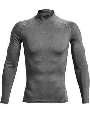 Under Armour Heatgear Mock Long Sleeve - Grey