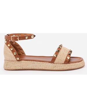 Where's That From Pu Aviva Wide-Fit Studded Gl - Metallic