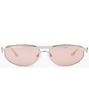 Represent Pilot-Inspired Aviator Sunglasses - Pink