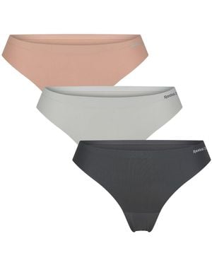 Reebok 3 Pack Bonded Briefs Susie - Grey