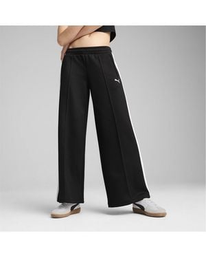 PUMA T7 Low Rise Open Hem Poly Joggers - Black