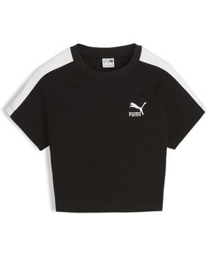PUMA Iconic T7 Baby Tee - Black