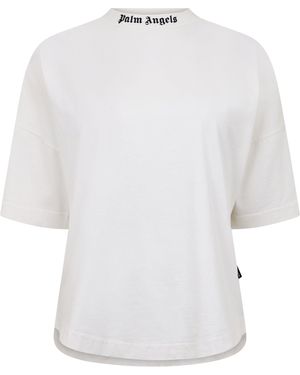 Palm Angels Oversized T-Shirt - White