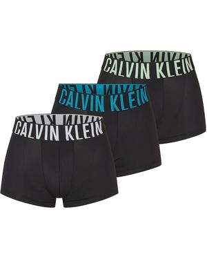 Calvin Klein 3 Pack Intense Power Trunks - Black