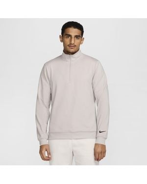 Nike Tour Half Zip Golf Top - Grey