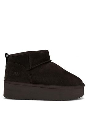 Jack Wills Platform Snug Boots - Black