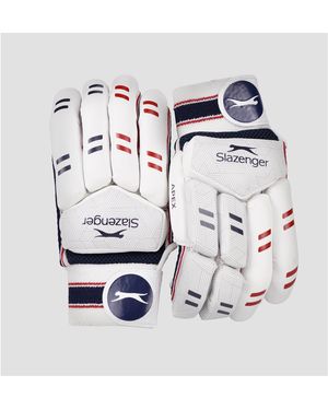 Slazenger 1881 Leather Armour Fleece Cricket Gloves - Metallic