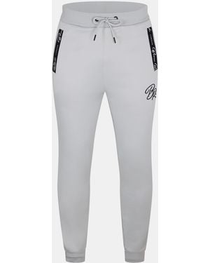 Born Rich Foletti Tricot Open Hem Fleece Joggers - Grey