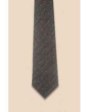 Without Prejudice Bella Silt Daisy Tie - Brown
