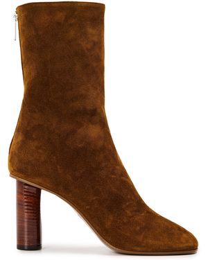 Paris Texas Alice 105 Heeled Ankle Boots - Brown