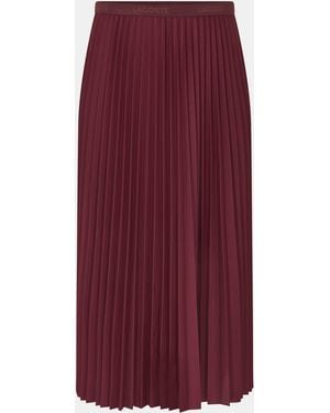 Lacoste Long Pleated Skirt - Purple