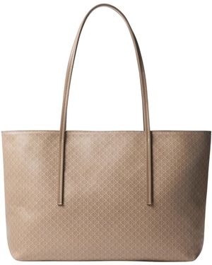 Calvin Klein Ck All Over Print Tote Bag - Natural