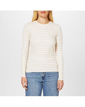 SELECTED Anna Long Sleeve T-Shirt - White