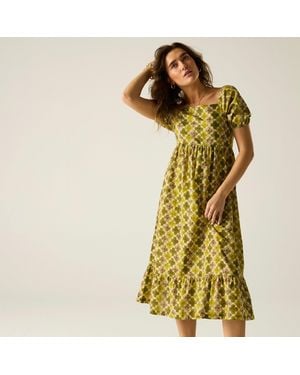Regatta Orla Kiely Midi Summer Dress - Yellow
