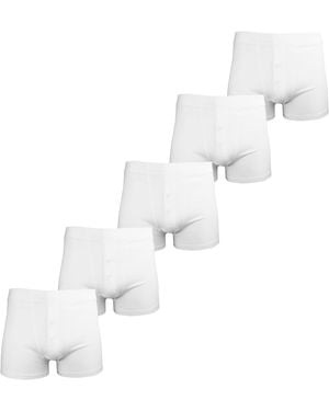 Donnay Comfort-Fit Boxer 5-Pack - White
