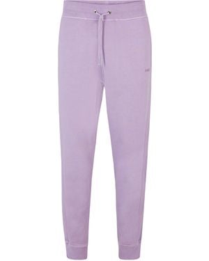BOSS Sefadelong Closed Hem Jogging Bottoms - Purple