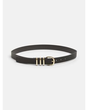 Pieces Lea Pu Belt Ld63 - Black