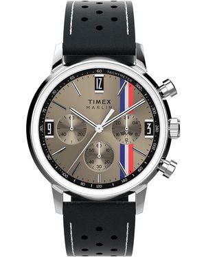 Timex Marlin Analogue Quartz Watch - Black
